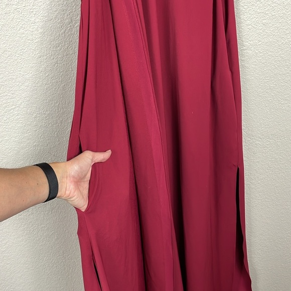 NWT EVE Black Halo Henna Sleeveless Gown Crimson Red Sz S - Picture 7 of 14